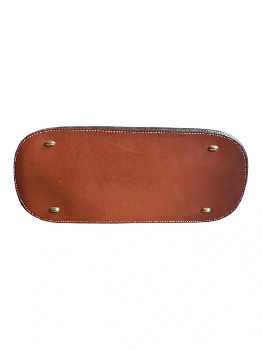 CELINE Set Macadame Dome Bag Satchel & Coin Purse VTG + COA Brown Luxury 10x12x5 - Picture 8 of 15